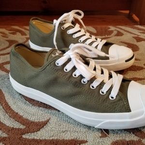 Converse Jack Purcell Olive Green Shoes